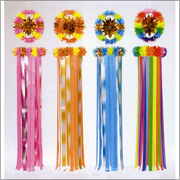 楽天市場】七夕 サンシャイン吹流し(185cm) ピンク / 吹き流し 装飾