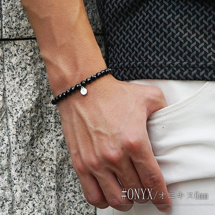 楽天市場】ブレスレット メンズ ストーンブレス 数珠 ブレスレット