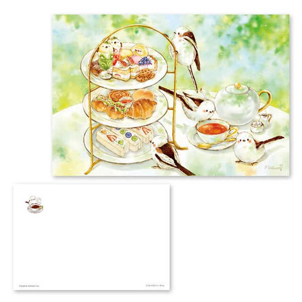 楽天市場】ポストカード 5枚セット ☆シマエナガと天体観測 ◇ゆう