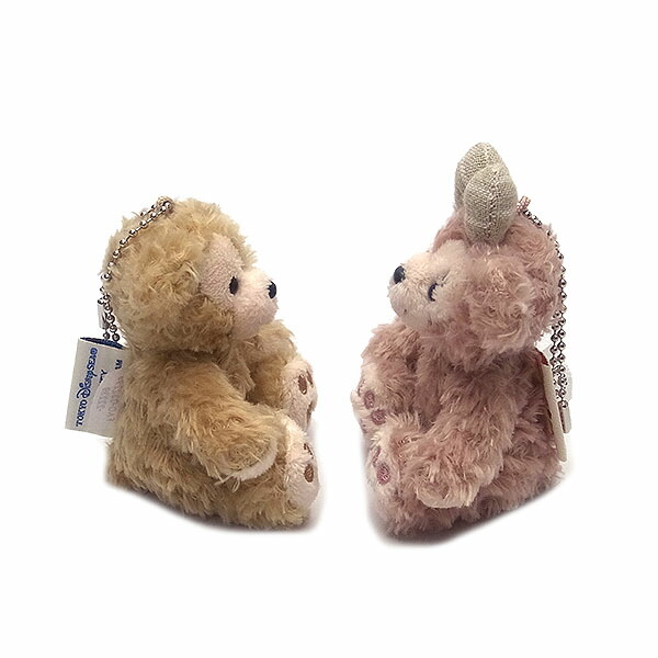 楽天市場】ダッフィー＆シェリーメイ チャーム お座りぬいぐるみ