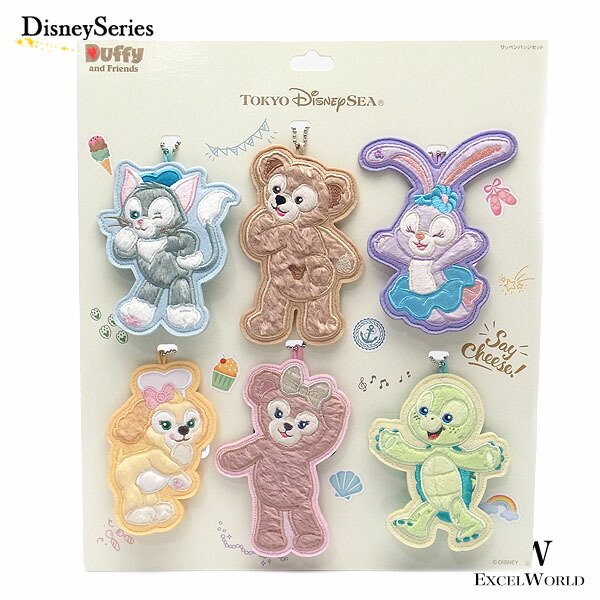 楽天市場】ダッフィー ワッペンバッジセット6個 ダッフィー ＆フレンズ