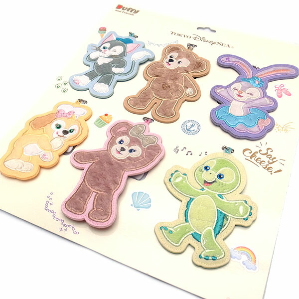 楽天市場】ダッフィー ワッペンバッジセット6個 ダッフィー ＆フレンズ