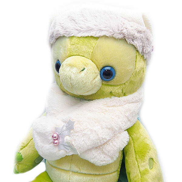 楽天市場】オルメル ぬいぐるみ Mサイズ 白のニット帽とマフラーが