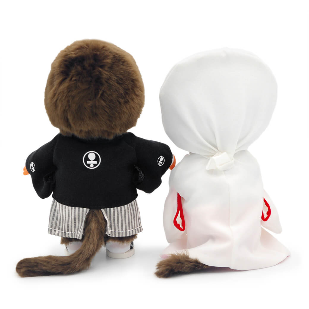 楽天市場】電報 結婚式 ぬいぐるみ電報 ｢モンチッチ 和装ウエディング