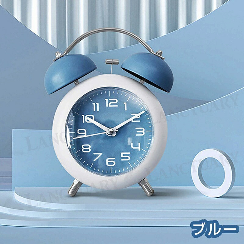 楽天市場】置き時計 目覚まし時計 アラーム バックライト アナログ