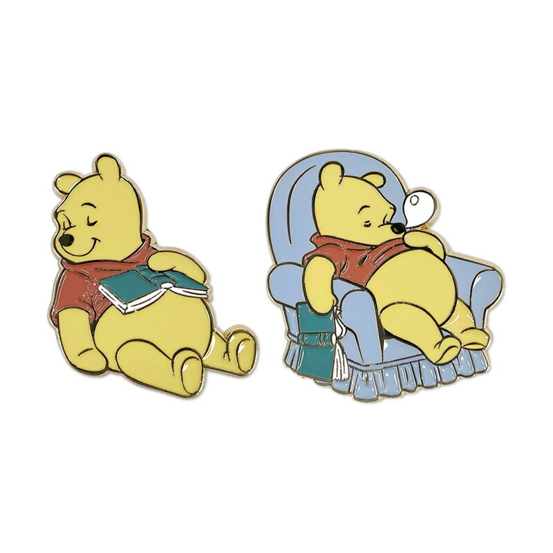 楽天市場】くまのプーさん ピンバッジ A Relaxing Time | Disney
