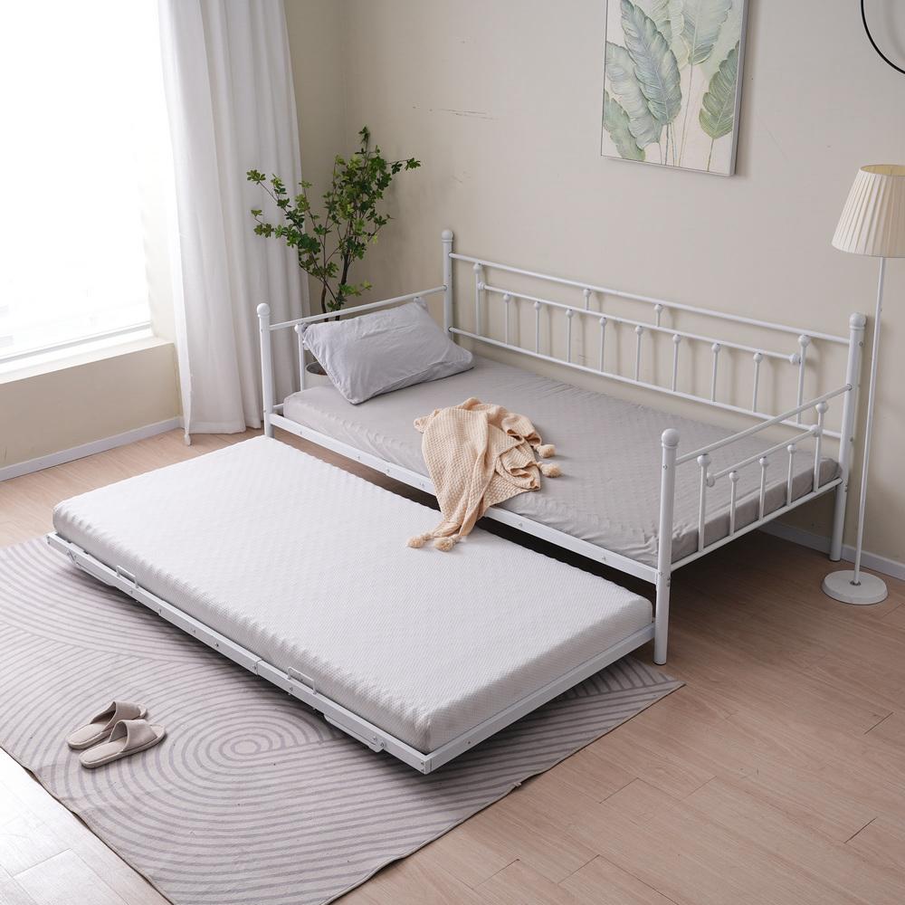 楽天市場】【即納】親子ベッド パイプベッド シングル シングルベッド