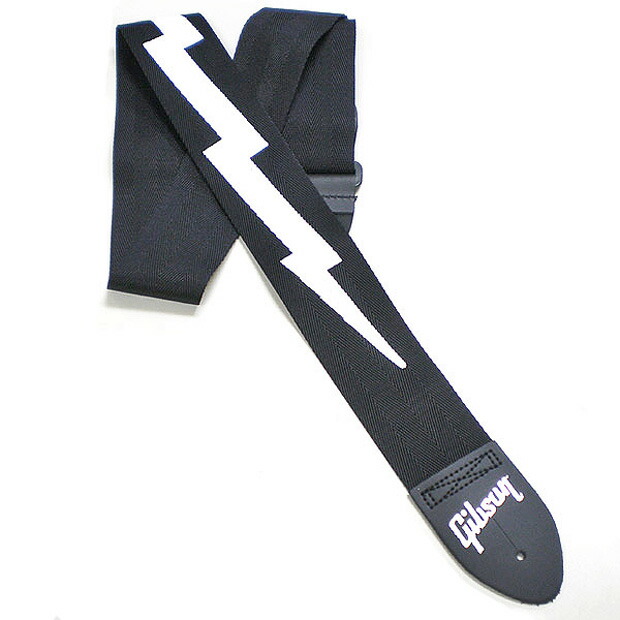 楽天市場】Gibson ギブソン ストラップ ASBOLT BLK ブラック