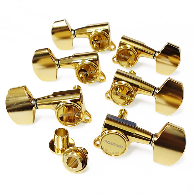 楽天市場】GOTOH ゴトー ギター ペグ SG381 01 G(ゴールド) L3R3 両側