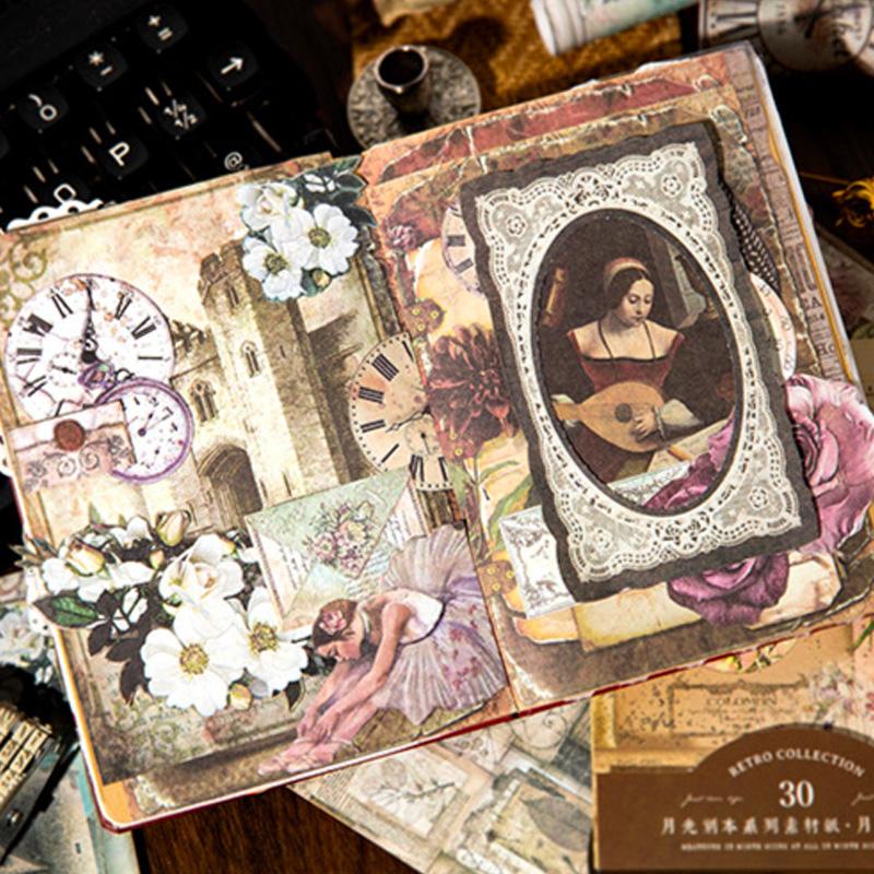 楽天市場】PA094 紙物素材 コラージュ 素材 デザインペーパー 背景紙