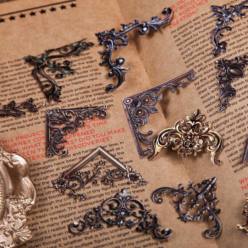 楽天市場】ST471 シール 額縁 角 コーナー 装飾 飾り フレークシール