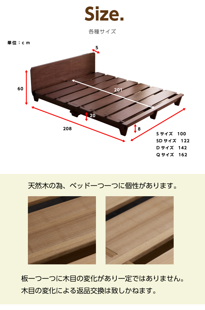 楽天市場】【特許庁認定登録意匠 組立簡単】ベッド ダブルベッド