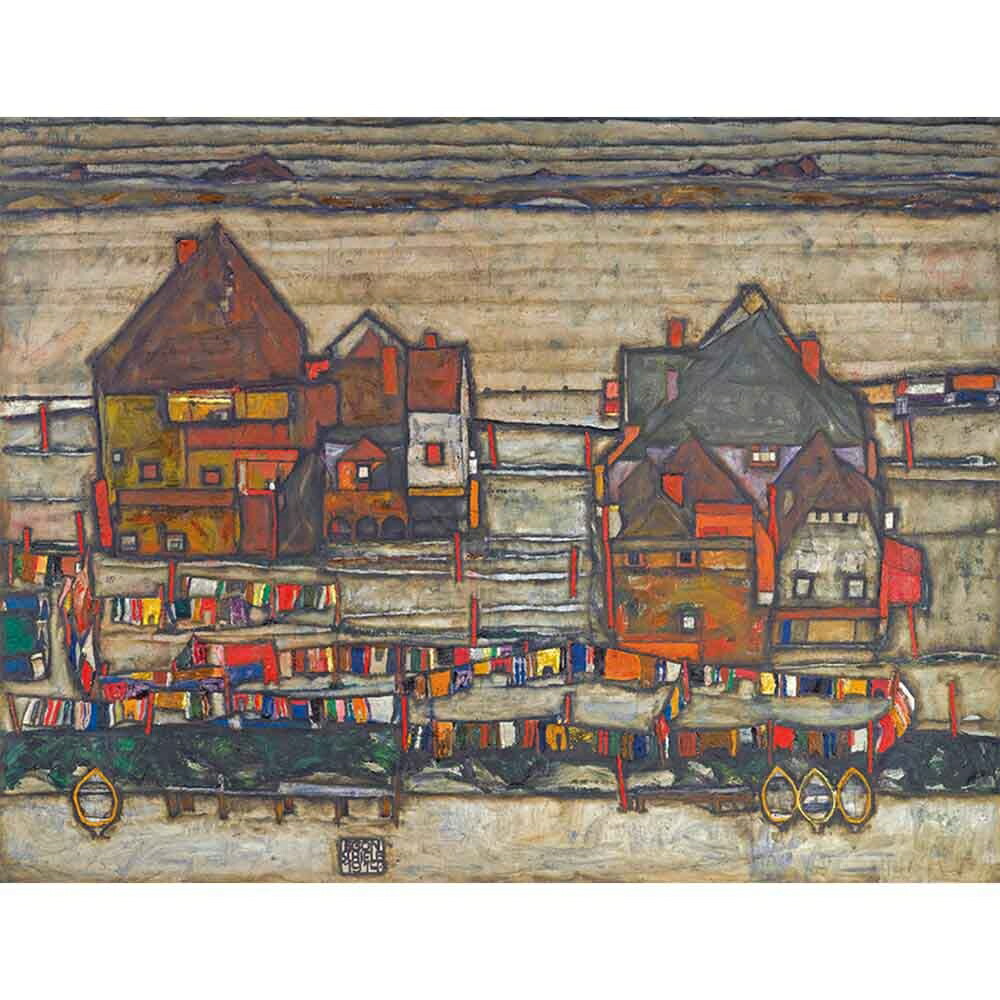 中原真一 「矢車草」 油彩3号