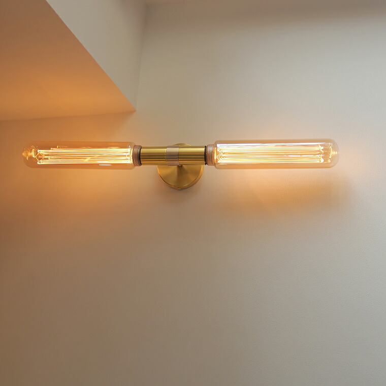 楽天市場】E26 デュアルブラケットライト 2灯 ウォールライト ウォール