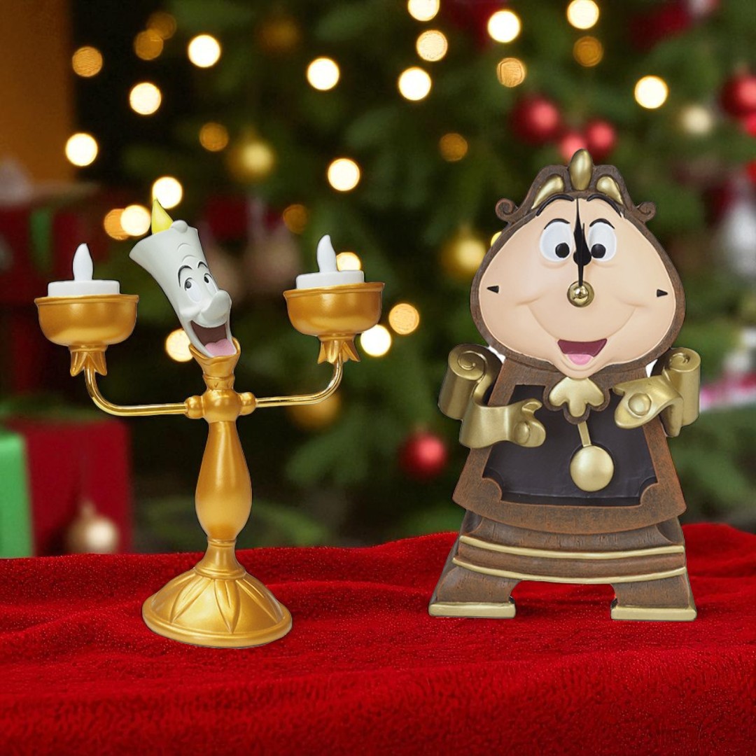 楽天市場】コグスワース 置時計 美女と野獣 ディズニー 雑貨 セト