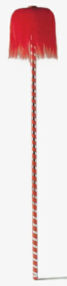 楽天市場】毛槍 赤 (3本継ぎ) [けやり 大名行列 参勤交代 槍踊り 槍