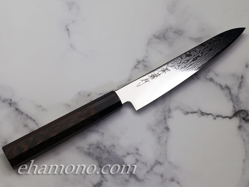 楽天市場】ZA18ダマスカス コバルト鋼【銀河】和ペティ150 : e刃物