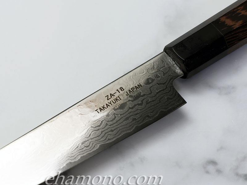 楽天市場】ZA18ダマスカス コバルト鋼【銀河】和ペティ150 : e刃物