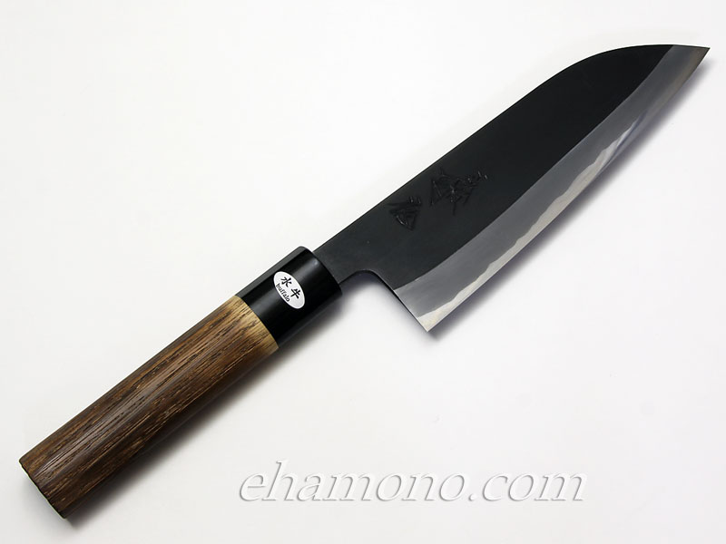 楽天市場】日野浦司作 三徳包丁 黒165 水牛焼栗変わり柄〜Tsukasa