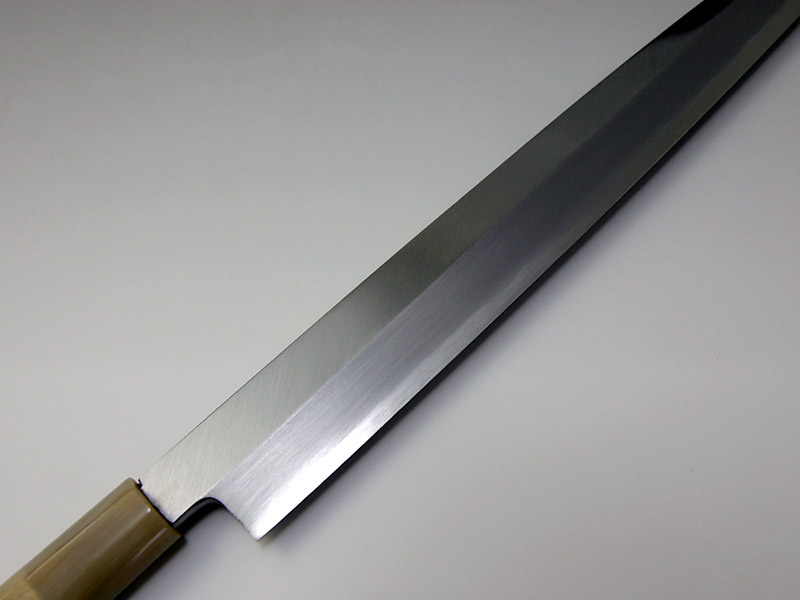 楽天市場】水野鍛錬所「源昭忠」青鋼DX柳刃300 : e刃物.com楽天店