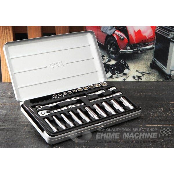 楽天市場】KTC 6.3sq. ソケットレンチセット 25点 TB2X20 工具 京都