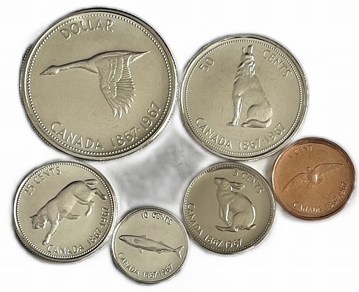 楽天市場】カナダ 6枚貨幣セット (内銀貨5枚) 未使用 エリザベス女王