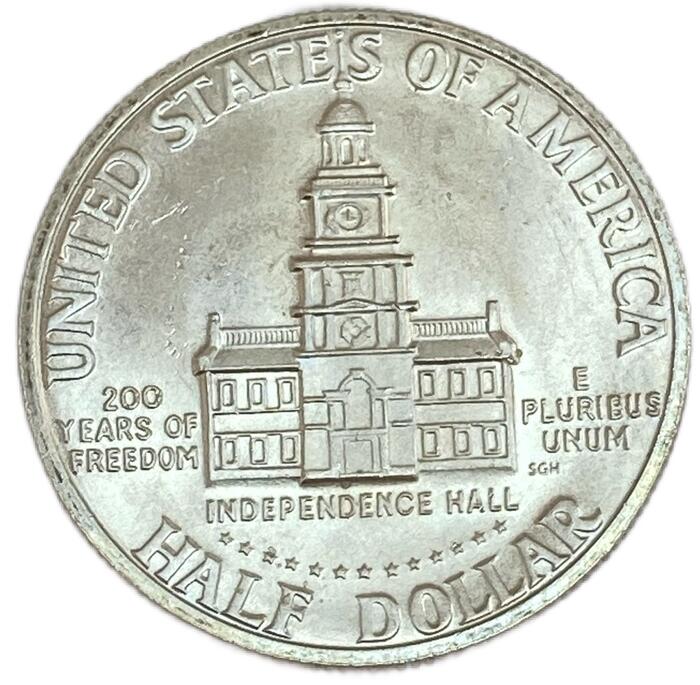 楽天市場】アメリカ銀貨 ケネディ 50セント 1776〜1976年 ハーフダラー