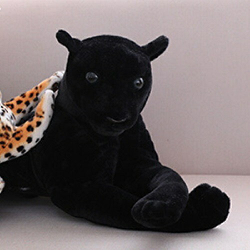 楽天市場】3D 黒ヒョウのぬいぐるみ 本格 リアル ブラックパンサー 約