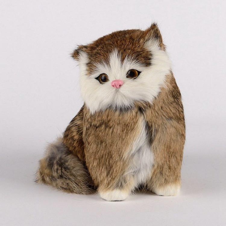 楽天市場】本物そっくり リアル 猫のぬいぐるみ お座り ねこ ラビット