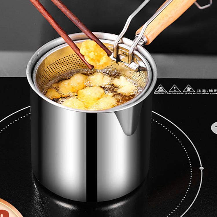 楽天市場】これ1つで7役 串揚げポット 深型 片手鍋 揚げ物用鍋