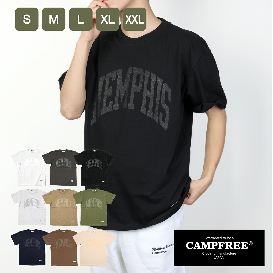 楽天市場】CAMPFREE メンズtシャツ 半袖 同色 プリント グラフィックT