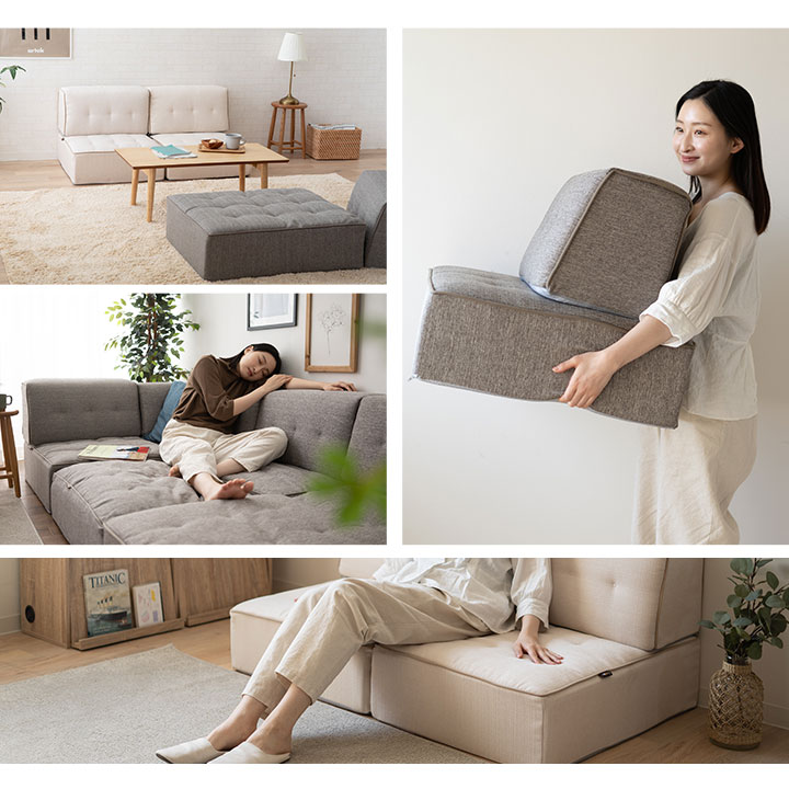 楽天市場】ソファ フロアソファ ソファベッド コンパクト 1人掛け