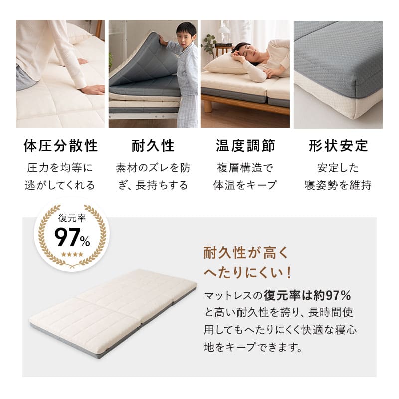 楽天市場】【本日20時〜4H全品P5倍】【1999円OFF】マットレス シングル