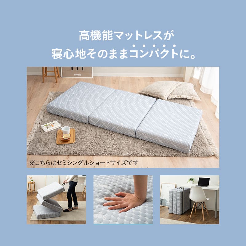 楽天市場】【5%OFFクーポン 25日迄】お昼寝 三つ折り マットレス 幅65
