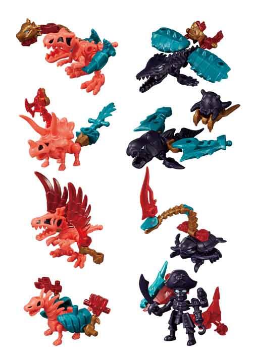 楽天市場】ほねほねザウルス 第47弾 【四神合体！ほねほね大神将】全8