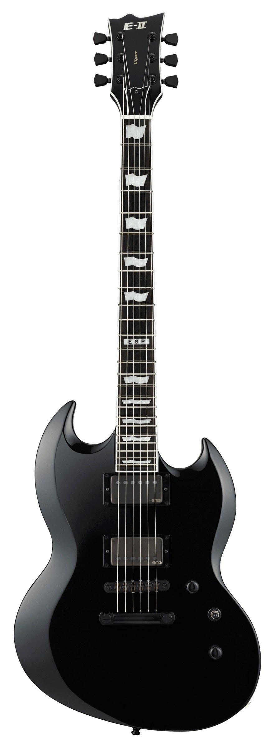 楽天市場】【ESP直営店】E-II VIPER Black [エレキギター、guitar