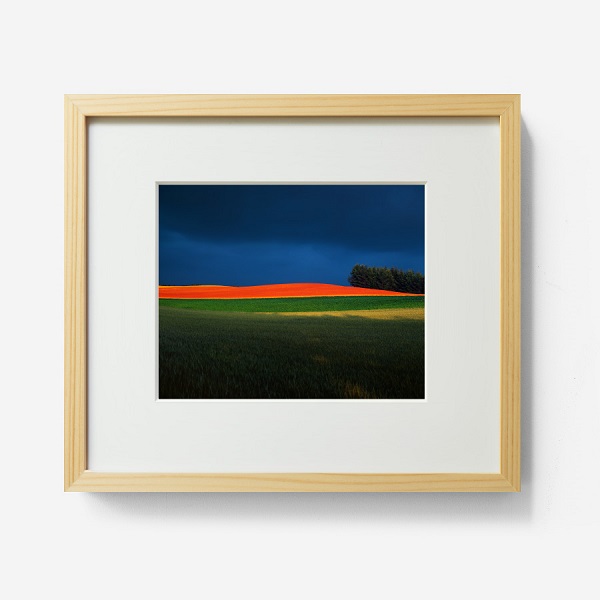 楽天市場】【ふるさと納税】前田真三 額付き写真（白木額） キャビネ