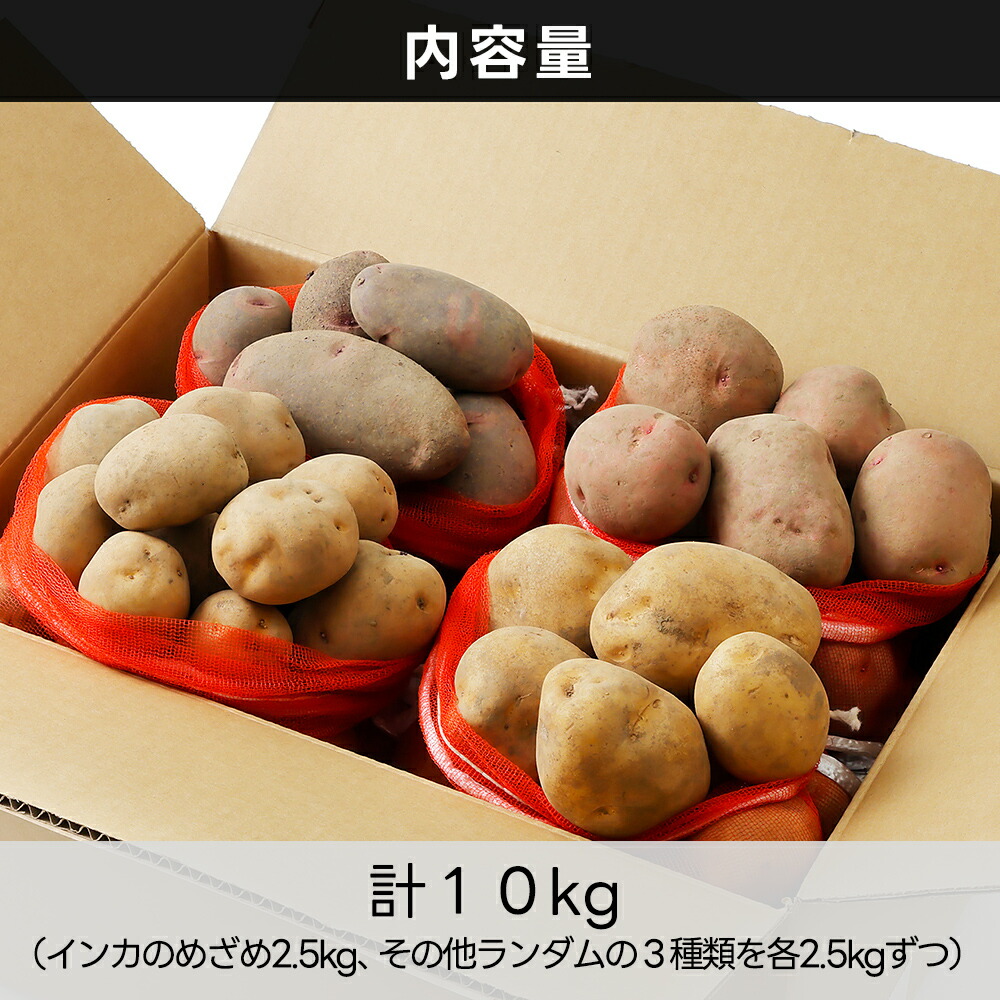 楽天市場】【ふるさと納税】北海道産 インカのめざめ その他3種の