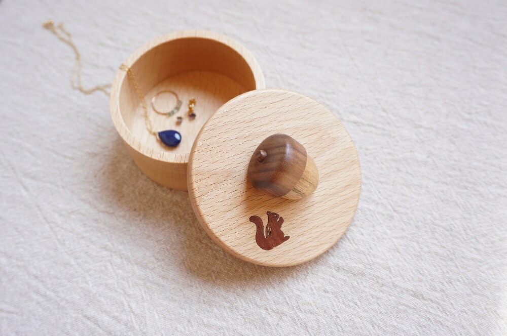 楽天市場】【ふるさと納税】木・貝象嵌 どんぐりの小箱 小物入れ