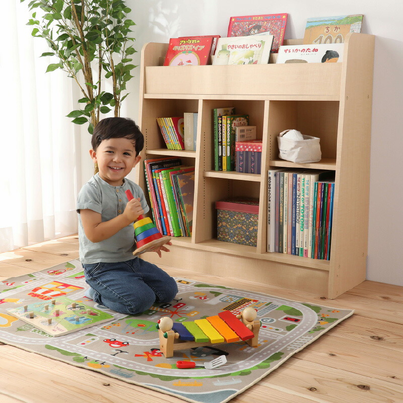 楽天市場】【ふるさと納税】ディスプレイ抗ウィルス加工絵本ラック 幅