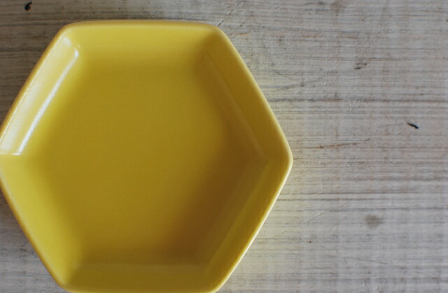 楽天市場】在庫セール ここのつ小皿 六角 黄色（イエロー）26 取り皿