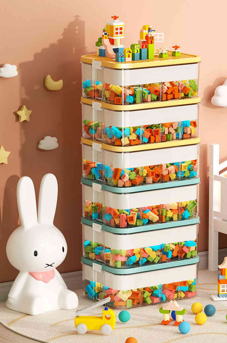 楽天市場】仕切りあり/なし おもちゃ 収納ボックス ブロック 収納