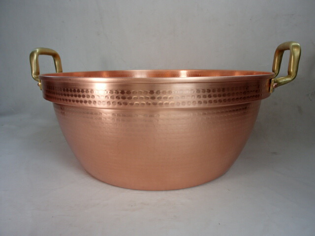 楽天市場】両手鍋 銅製 30cm 内側錫無し 純銅鍋 円付鍋 両手鍋 銅両手