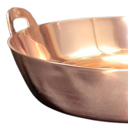 楽天市場】極厚 2,3mm 純銅 天ぷら鍋 30cm 錫引き無しタイプ 内径300mm