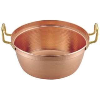 楽天市場】両手鍋 銅製 36cm 内側錫無し 純銅鍋 銅 円付 料理鍋 人気