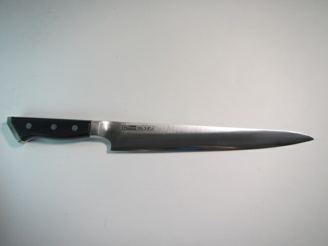 楽天市場】グレステン 筋引 両刃 727WSK 刃渡り27cm AGL-16 おすすめ