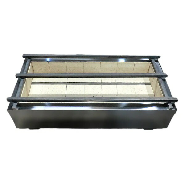 楽天市場】タイカレンガ焼台 うなぎ焼台 炭用 UT-600450-100 鰻焼台 深