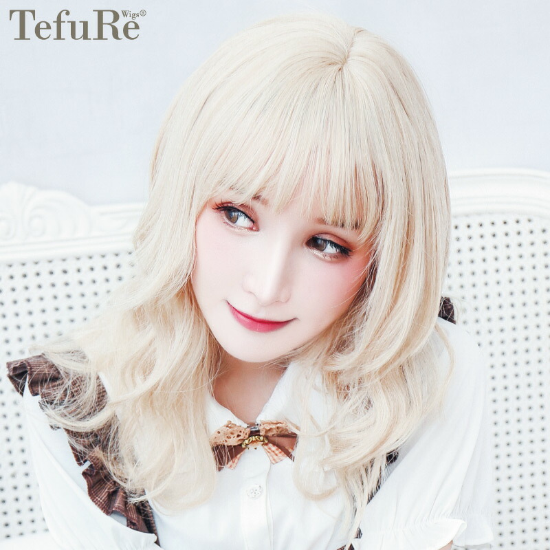 楽天市場】ウィッグ セミロング ウェーブ カール 巻き髪 コスプレ
