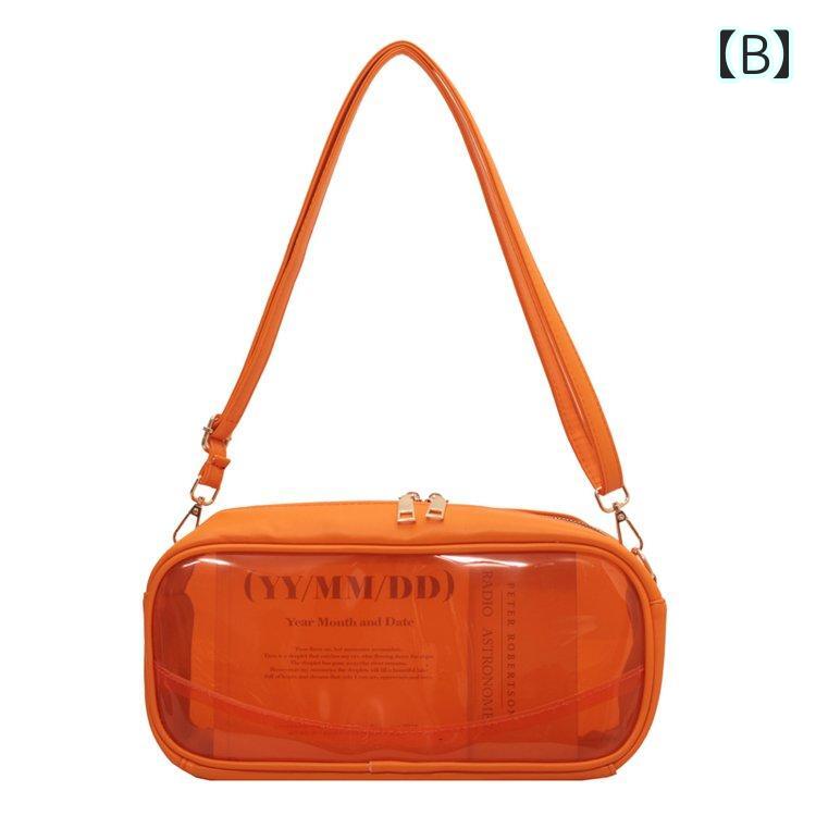 楽天市場】ショルダーバッグ 透明 クリア バッグ 斜めがけ 肩がけ