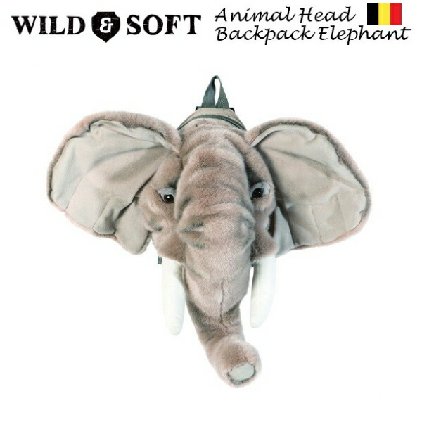 楽天市場】アニマルヘッド バックパック エレファント ゾウ WILD